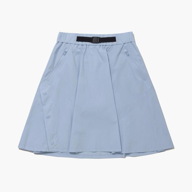 LECOQ GOLF Women'S Woven Flare Long Skirt (Gq222Lsk53)