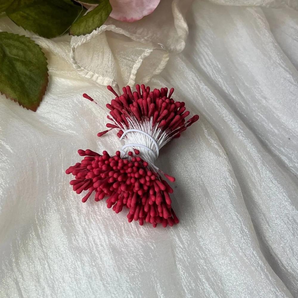 350pcs 2mm Heads Mini Flower Stamens Pistil Wedding Decoration Scrapbooking DIY Artificial Cards Cakes Flowers Accessories