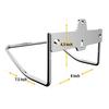 Wall Mount Ladder Rack Hanger Heavy Duty Multi-functional Garage Organizer for Stroller Ladder Sports Gear Max 70lbs