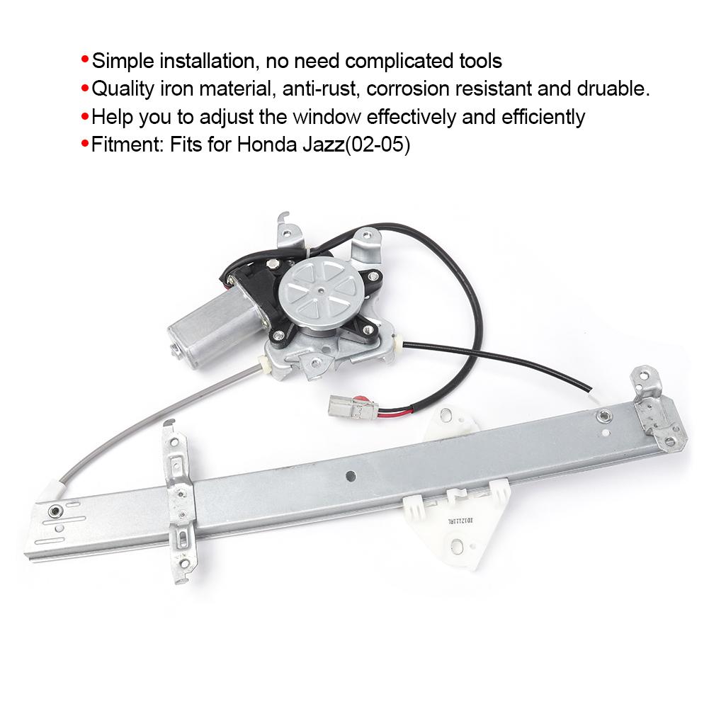 Alzacristalli Elettrico Posteriore Sinistro per Auto 72750 SAG H01 Adatto per Honda Jazz(02 05)