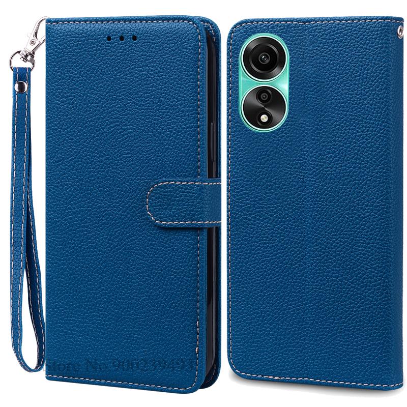 For OPPO A78 4G Case Leather Flip Wallet Case For OPPO A78 CPH2565 Phone Case For OPPO A78 5G CPH2483 CPH2495 Cover Fundas