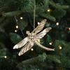 Plastic Xmas Ornament Ball Gold Christmas Tree Ornament Creative Xmas Baubles  Scene Making