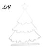 Elegant Showcase Display Items 3D Printed Hollow Christmas Tree Ornament Modern Minimalist Festive Home Holiday Accents Sculpture Decorative