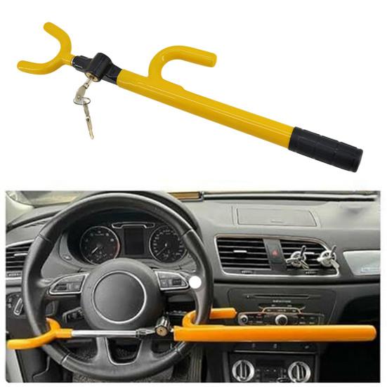 

Car Steering Wheel Lock Anti-Theft Device Sturdy Construction Enhanced Security Universal Easy to Install High