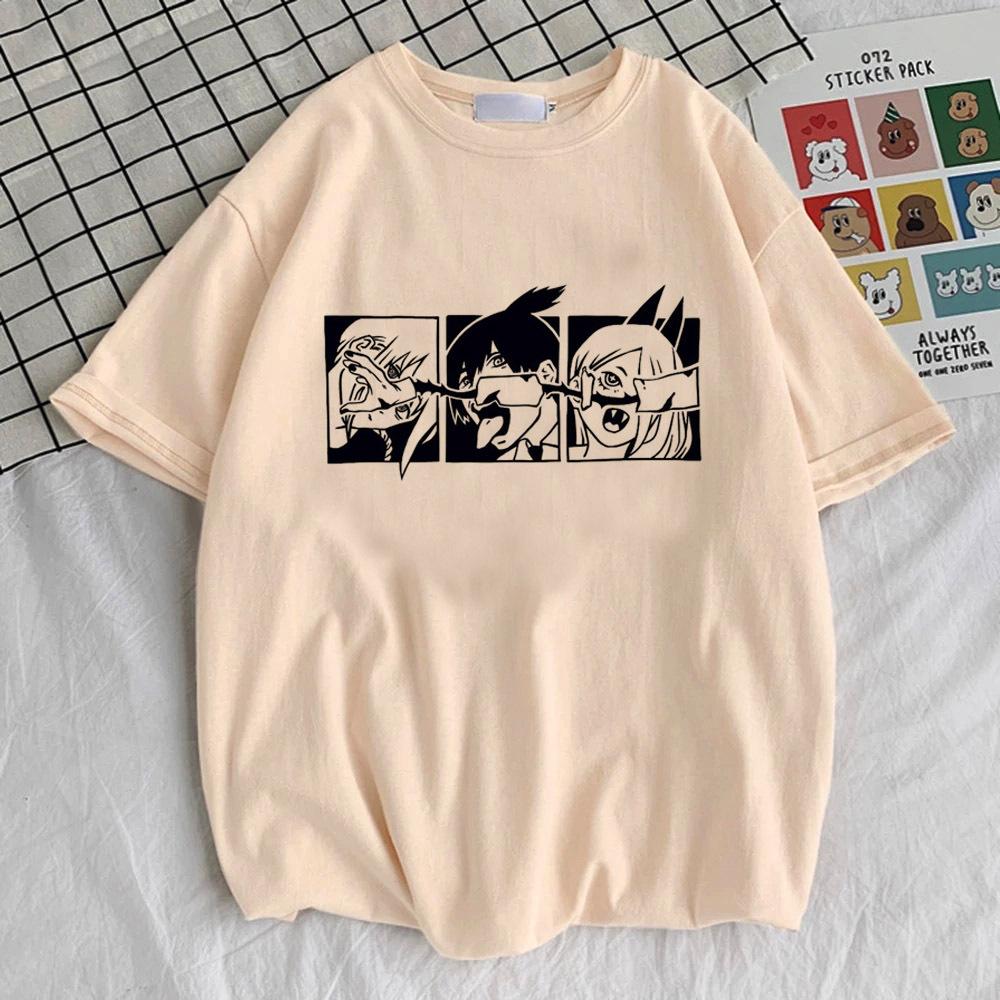 Chainsaw Unisex Top Tees Girl Digital Kawaii Comfortable 80s T Shirt Graphic Hip Hop Retro Colorful