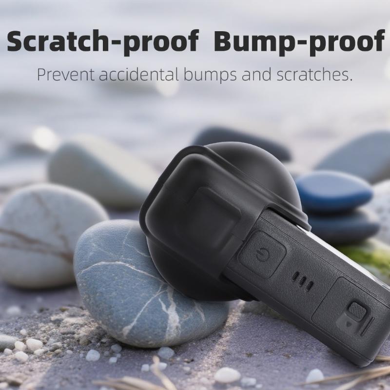 Accuracy Molded Protective Cover For 360 Camera Lens Scratch Resistant Anti Fall Snap On Design Secure Fit