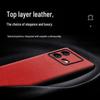 iQOO Neo7 Racing Cowhide Leather Protective Case for Neo7Pro - High-end and All-inclusive with Litchi Pattern