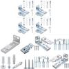 Folding Door Hardware Set With Metal Top Rollers For Home Renovation