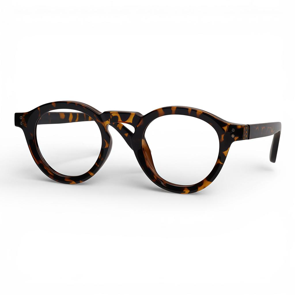 Adije Hazin (Brown) Yu1007 Eyeglass Frames Horn-Rimmed