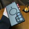 For Magnetic Wireless Charger Case For Samsung S26 S2 S24 S23 S22 Ultra Plus FE Edge Translucent Lens Protection Cover