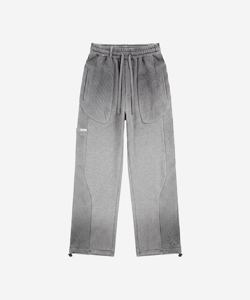BLR Waffle Mix Washed Sweat Pants Melange Gray