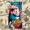 Custom Name Harley Quinn Stylish printed beach towel,a quick-drying, absorbent mat suitable for the beach, pool, gym, and travel fans gift