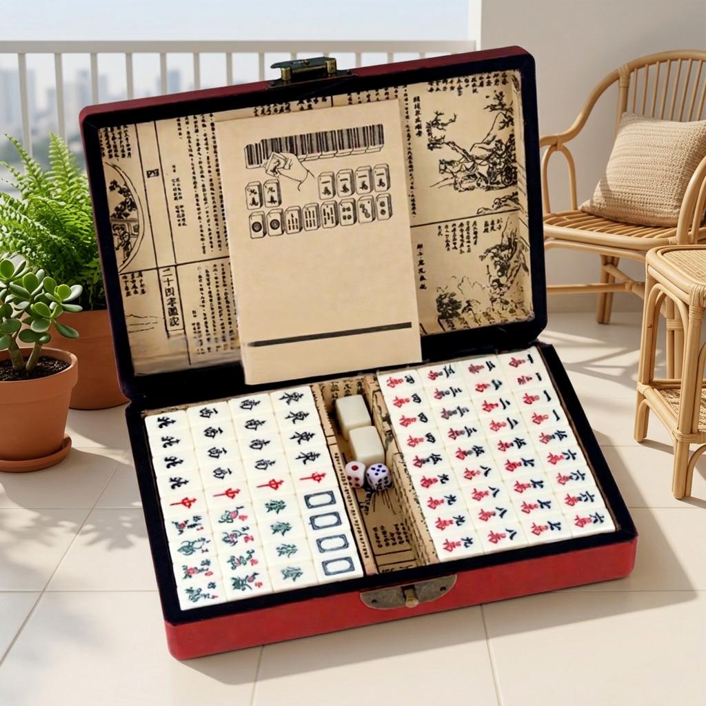 Modern Luxury Portable Mahjong English Travel