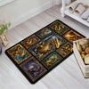 Golden Dragon Compilation Pattern Rug Floor Mat for Living Room or Bedroom Soft and Comfortable Carpet a Gift for Birthday and Holiday.