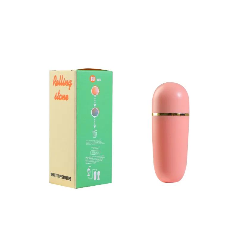 

Mini Volcanic Stone Oil-Absorbing Rolling Stone Stick Face Cleaning Oil Control Oil Suction Stick Keep Face Clean Face Massager розовый