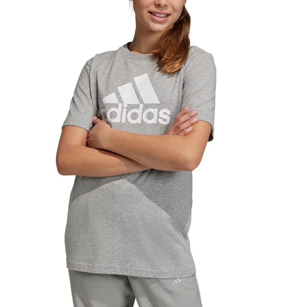 adidas ESSENTIALS T Shirt Medium Heather Gray HR6379