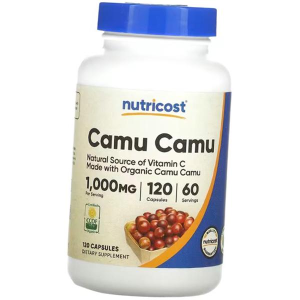 

Экстракт Каму-каму, Camu Camu 1000, Nutricost 120капс (71647058) 120caps