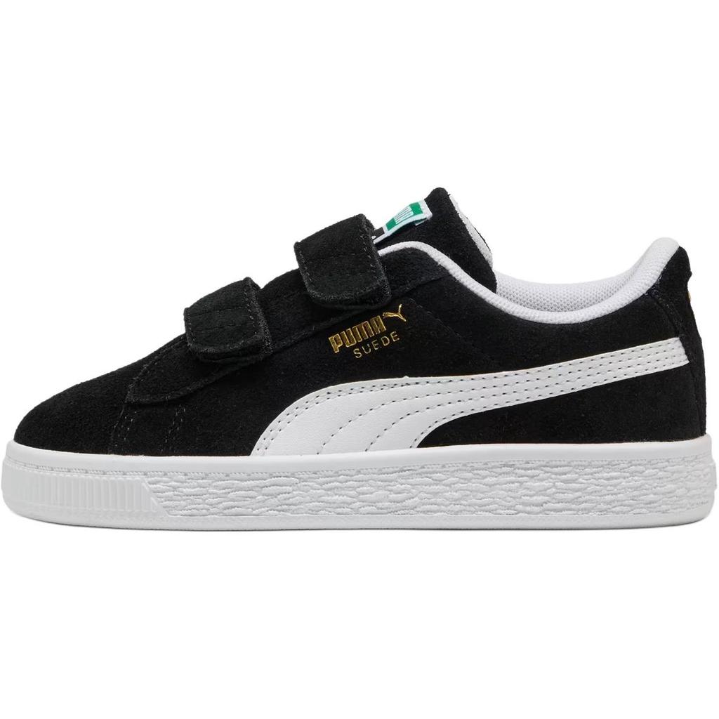 Puma Suede Classic Comfortable Durable Low-Top Kids Sneakers Kids sneakers Black White 385664-01
