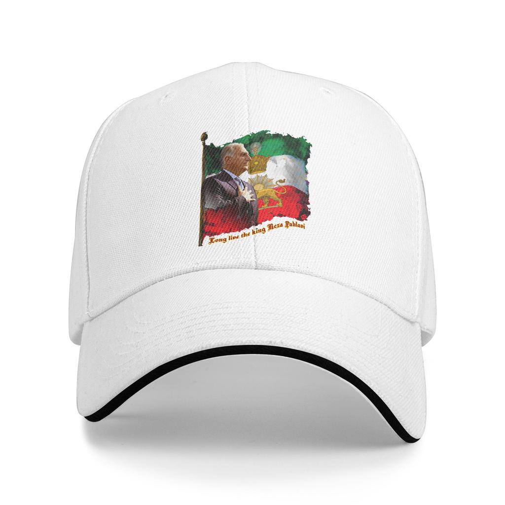 King Reza Pahlavi Sun Baseball Cap Summer Women Men Custom DIY Hip Hop Hats Breathable Casual Kpop Rock Baseball Caps