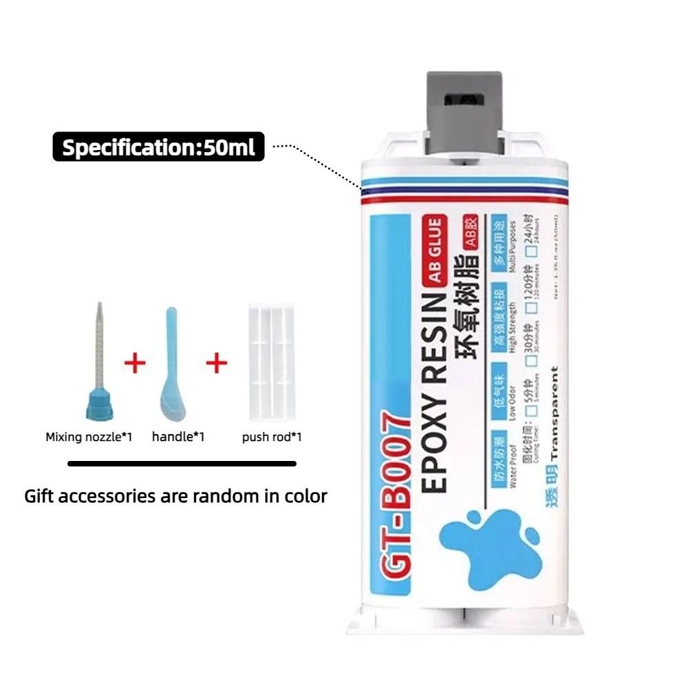 Transparent Epoxy Resin AB Glue 50ML Sealant Strong Adhesive  For Wood Metal Ceramic Plastic