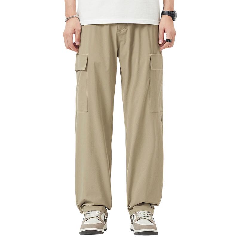 Izzue IT Men's Loose Fit Straight Leg Cargo Pants