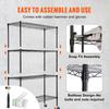 SucceBuy 4 Layers Storage Shelf Ladder Shelving Stair High Shelf Unit Bookshelf  For Kitchen Warehouse Commercial Space Racks