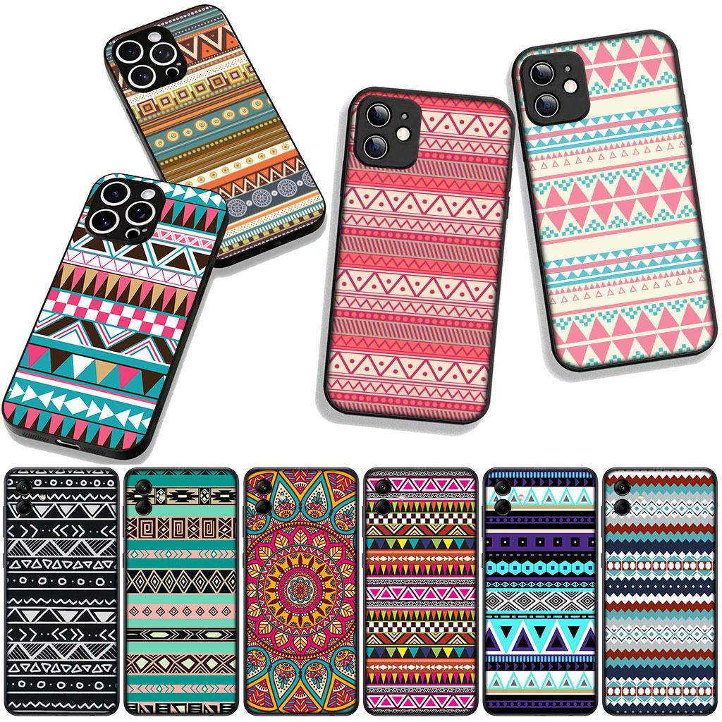 Cover for Xiaomi Redmi Note 15 11 9 10 Pro Plus A5 9A 9T 10A 10C 9C NFC 15C 8T Phone Case Flower Aztec Tribal Tribe Colorful