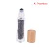 10ml Natürlicher Edelstein Roll-On Flasche Nachfüllbar Ätherisches Öl Körperparfüm Glas innen Heilkristall Schönheits-Chips 1 Stück