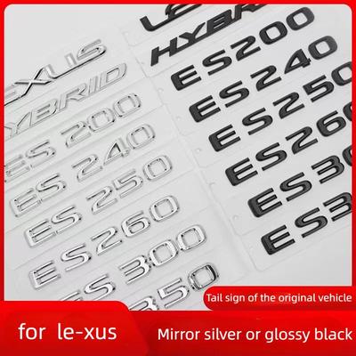For ES200 ES250 ES260 ES300 ES330 ES350 ES430 IS250 IS300 LS400 SC430 Modified Emblem Rear Trunk Logo Nameplate Stickers