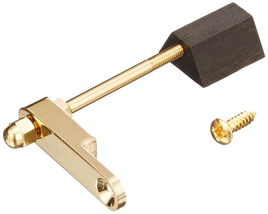 Scud Archtop Gitarrenschlagbrett, GroßSchwarz mit goldenem Halter (ATPGB-LG)