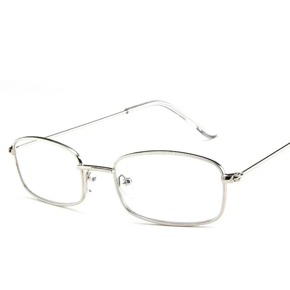 Small Vintage Shades Rectangle Sunglasses For Women Men Metal Frame Eyewear Outdoor Sun Glasses