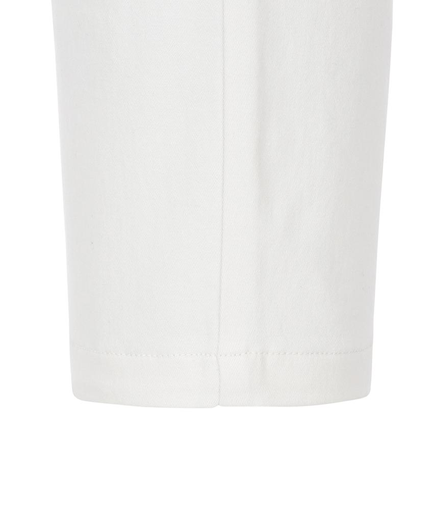 KULTE Brushed Tapered Spandex Chino Pants Ivory