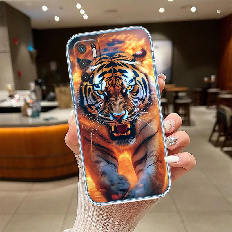 UP5 Animal Tiger Phone Case for LG K22 K30 K40 K40S K41 K42 K50 K50S K51 K51S K52 K61 K62 K71 K92 Q60 Q61 V40 V50 V60