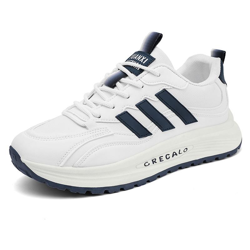 Shoes autumn and winter new soft-soled leather comfortable sports shoes personalized casual platform dad shoes