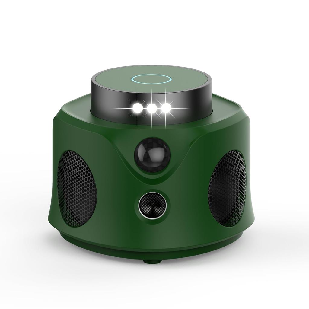 Ultrasonic PIR Sensor for Rodent Transmission with No Blind 4 Powerful and Quiet Electromagnetic Effective Range of 350 Sq Strobe Pest Control Device
