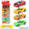 Children's Pull-Back Alloy Toy Car Set - School Bus Simulation Model