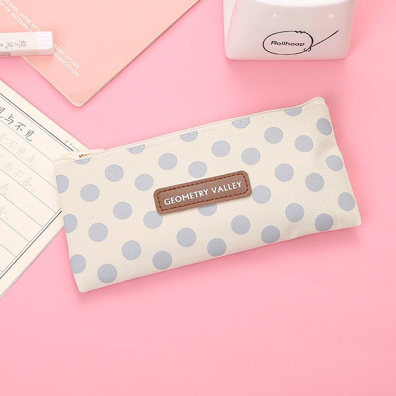 

Office School Supplies Square Oxford Cloth Pencil Bag Cute Student Cartoon Learning Kawai Stationery Storage Gift Wholesale