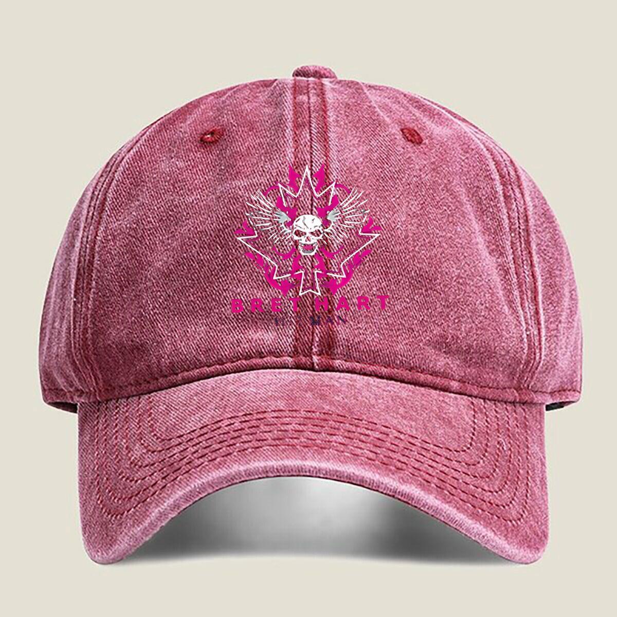 Bret Hart Hit Unisex Washed Baseball Cap One Size