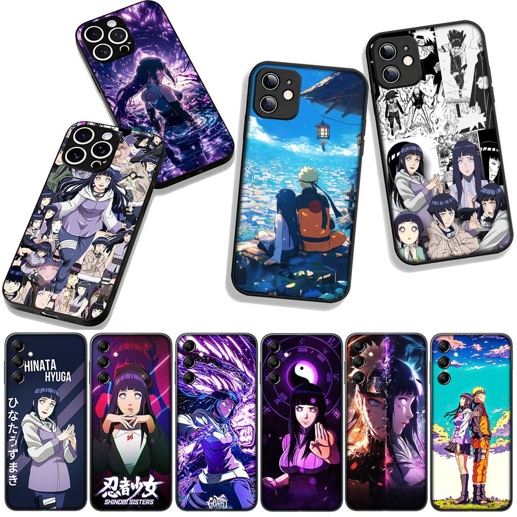 For Samsung Galaxy A25 A37 A57 A12 A14 A41 A50 A51 A70 A71 A72 A21S A04 M15 Note 20 9 8 10 Case Hinata Hyuga Narutos Wallpaper