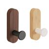 Sturdy Wood Adhesive Wall Hook Easy Mounting For Kitchen Bathroom Storage Organizers