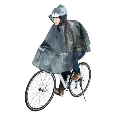 Kawasumi Seisakusho PEVA Rain Poncho To Protect Your Knees from Rain, Gray, 259-00971/KW-800GR