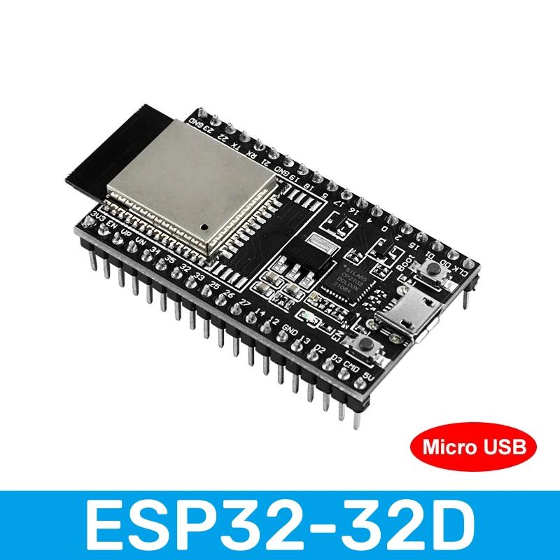 ESP32 Development Board WiFi + Bluetooth Module Ultra-Low Power Consumption Dual Core NodeMCU-32S ESP32 32D 32U 30Pin 38Pin