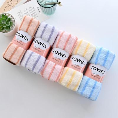 Set di Asciugamani Viso in Pile di Corallo: Confezione da 5, Delicato sulla Pelle, Assorbente, Più Spesso per Uso Domestico e Regalo