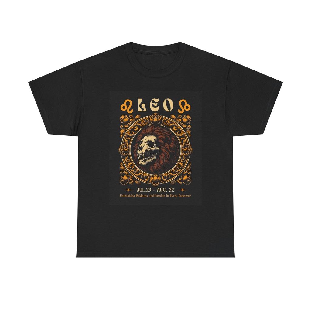 Men's and Women's T-shirts Leo Zodiac Astrology Sign Graphic