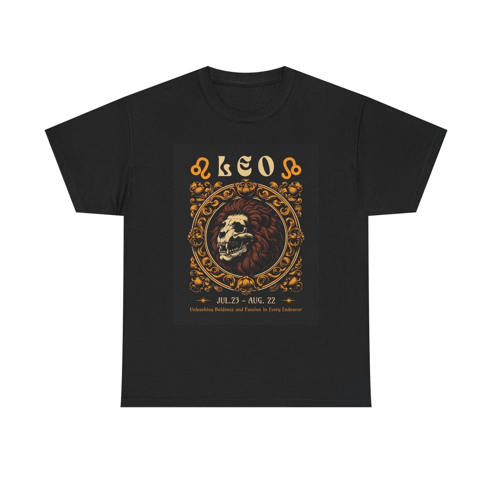 Men s and Women s T-shirts Leo Zodiac Astrology Sign Graphic M