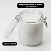 6pcs 4.53 Inch Silicone Sealing Ring Silicone Replacement Gaskets Rubber Seals for Mouth Glass Jars (White)