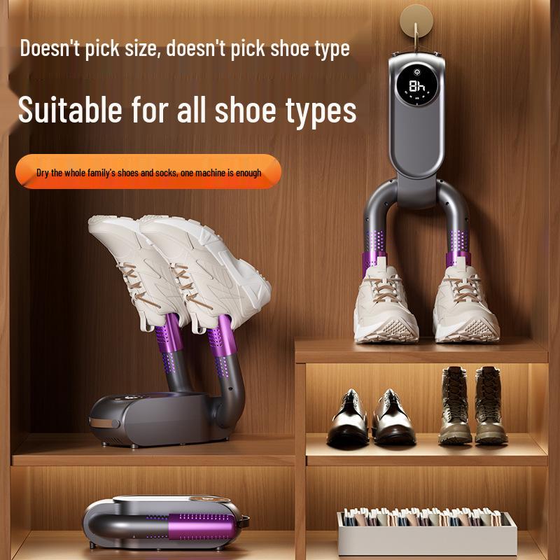Tragbarer intelligenter Schuh- und Socken-Trockner: Schnelltrocknend, Antibakteriell, Faltbar und Konstante Temperatur