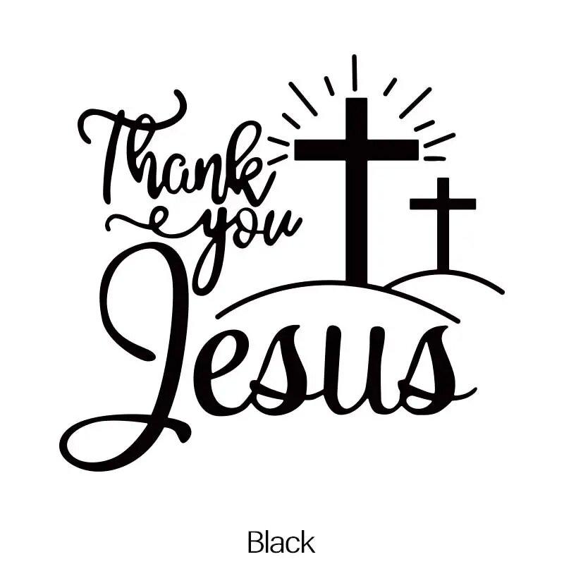 Jesus Car Stickers Christian God Car Body Bumper Vinyl Decal Car Accessories,,For Cars, Trucks, Walls, Laptops, Windows,