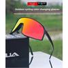 Cycling Sunglasses Photochromic Lens UV400 Protection Unisex Sports Eyewear for Running Biking Day Night Use Polarized