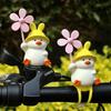 Yellow Windmill Duck Pendant Hanging Installation Baby Cart Decoration Bicycle Ornament  Kids